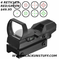 4 RETICLE RED DOT